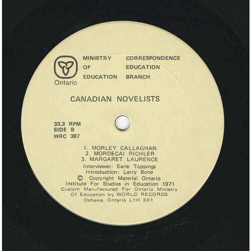 Canadian Poets & Novelists