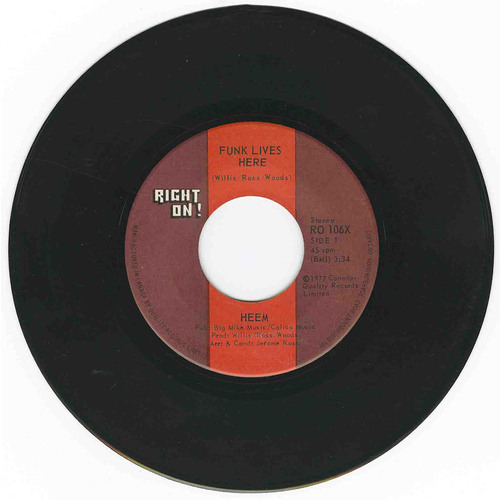 Funk Lives Here b/w Party Party Shake Your Body