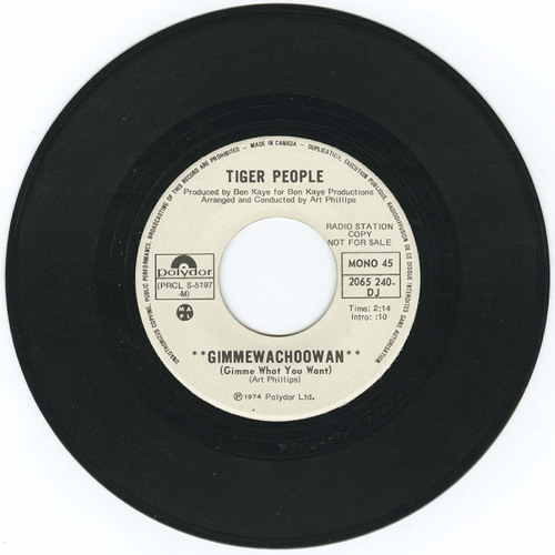 Gimmewachoowan (Gimme What You Want) (promo)