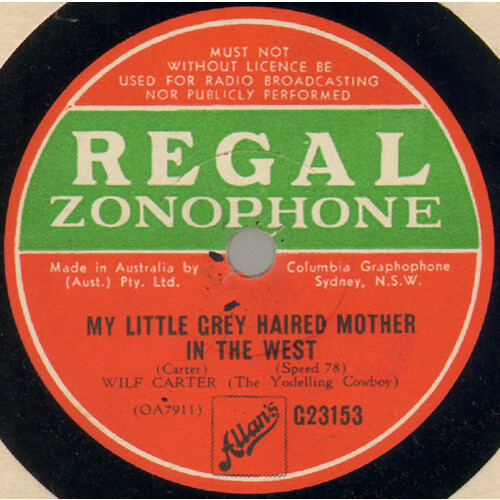 My Little Grey Haired Mother In The West // A Little Log Shack I Can Always Call My Home