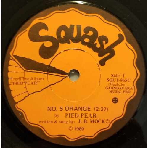 No. 5 Orange b/w Middle Of Nowhere