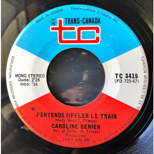 J'Entends siffler le train b/w Quelque chose me dit