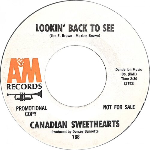 Lookin' Back To See b/w Wayward Wind