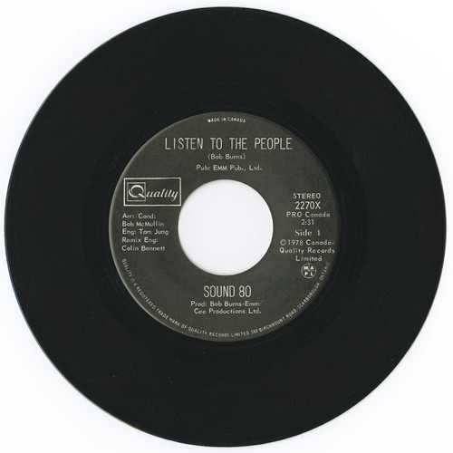 Listen to the People b/w In My Time