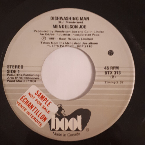 Dishwashing Man b/w I Need a Nurse