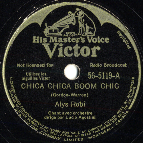 Chica chica boom chic // Adios muchachos