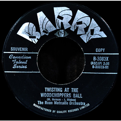 Twisting At The Woodchoppers Ball b/w The Big Band Twist