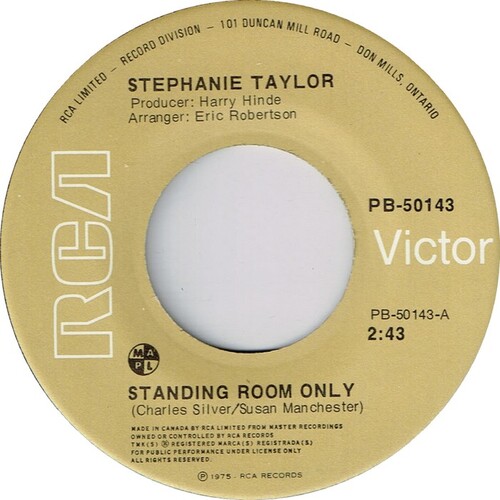 Standing Room Only b/w Play With Me And Talk With Me