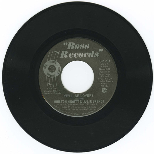 We'll Be Lovers b/w I'm Gonna Love You Tonight (with Julie Spence)