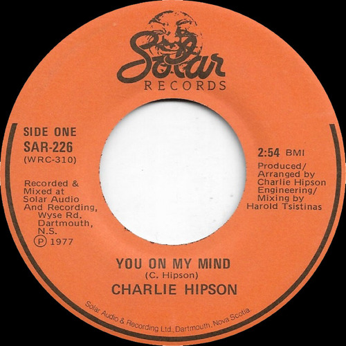 You On My Mind b/w Passing of Time
