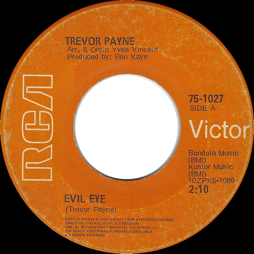 Evil Eye b/w Bring Her Back