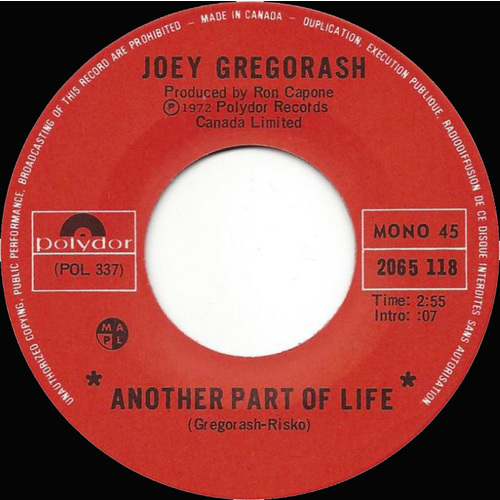 Another Part of Life b/w Bye Bye Love