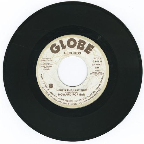 Here's the Last Time b/w Johnny Tomorrow