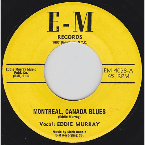 Montreal, Canada Blues b/w Stepping High Dance
