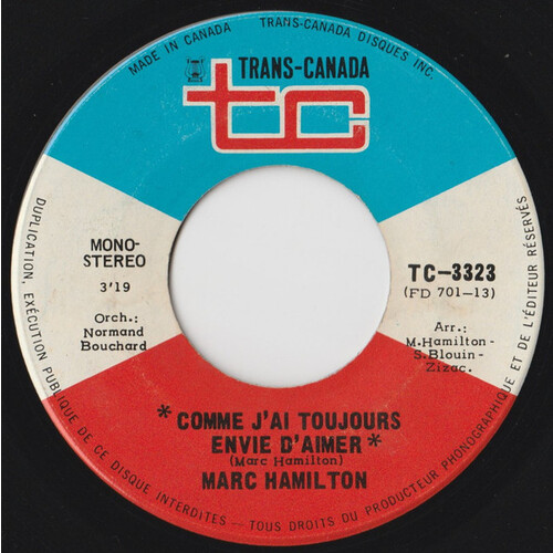 Comme J'ai Toujours Envie D'aimer b/w Tapis Magique