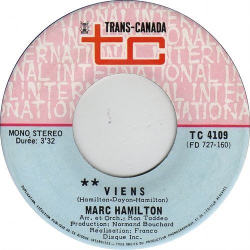 Viens b/w J'Ai Fait Le Tour D'La Gaspesie