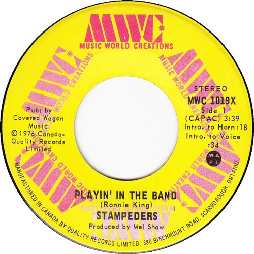 Playin In The Band b/w Rock And Roll Line