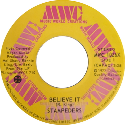 Believe It b/w Heart (Fools Lament)