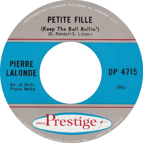 Petite Fille (Keep The Ball Rollin') b/w Viens Dans Mes Bras (Walking Proud)
