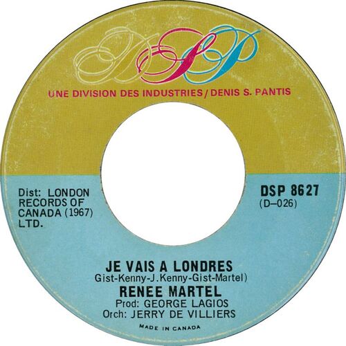 Je Vais à Londres b/w Johnny Angel