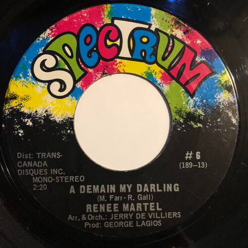 A Demain My Darling b/w Quand Un Bateau Pass