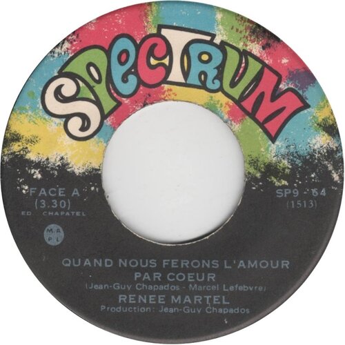 Quand Nous Ferons L'Amour Par Coeur b/w J'Ai Trouve Ton Mot