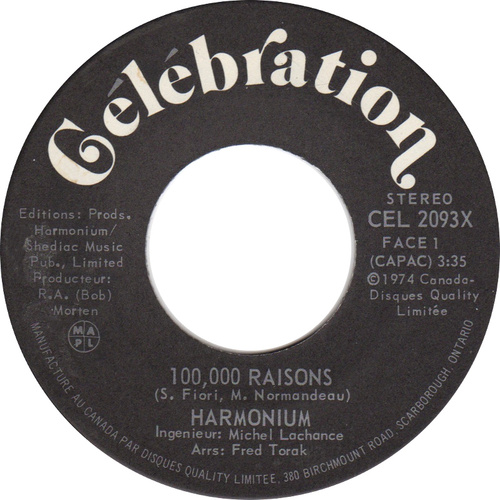 100,000 Raisons b/w Pour Un Instant