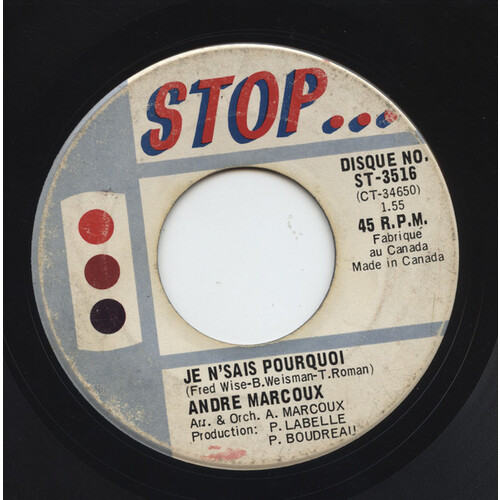 Je N'Sais Pourquoi b/w On Ne Peut M'Enlever Tout Ca