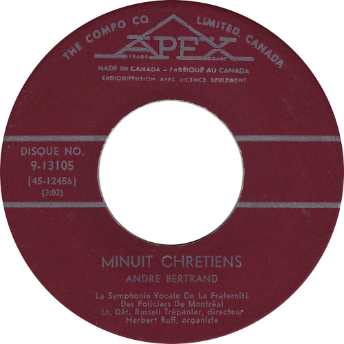  Minuit Chretiens b/w Jesus De Nazareth