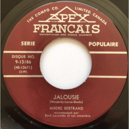  Jalousie b/w Si Toi Aussi Tu M'abandonnes