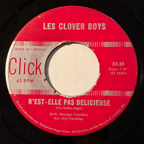 	N'Est-Elle Pas Delicieuse b/w Je N'Peux L'Acheter