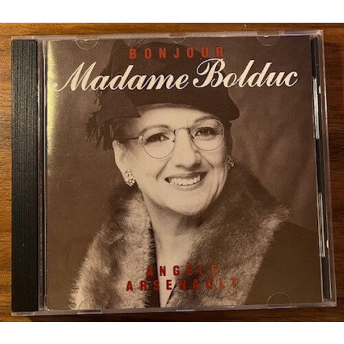 Bonjour Madame Bolduc