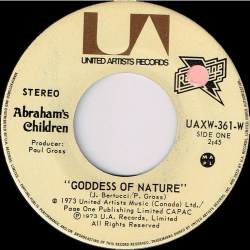 Goddess of Nature b/w All Night Long, (Boogie)