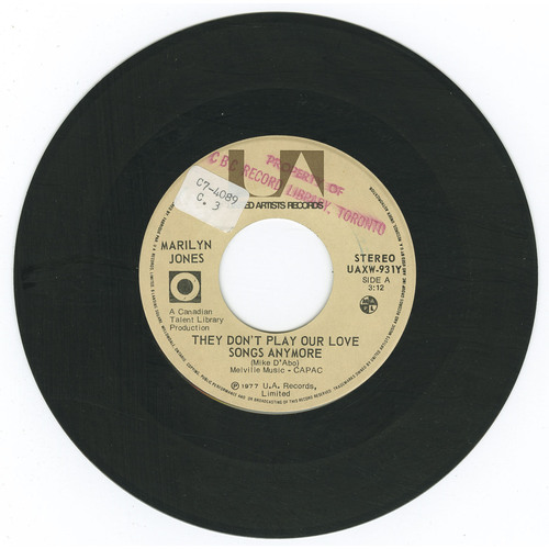 They Don't Play Our Love Songs Anymore b/w You Don't Have to Say You Love Me