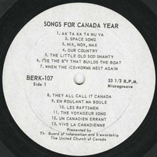 Songs for Canada Year