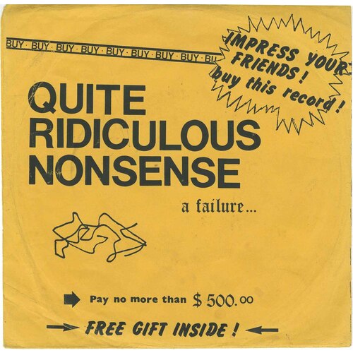 A Failure… (picture sleeve)