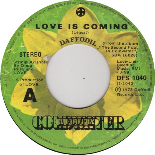 Love Is Coming b/w How Much Can You Take?