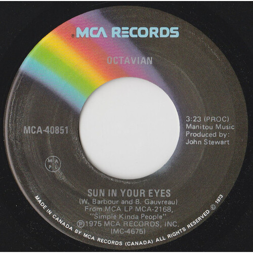 Certain of You b/w Sun in Your Eyes