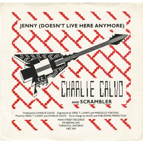 Jenny (Doesn't Live Here Anymore) b/w Just How It Hurts Me (picture sleeve)