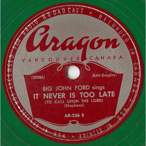 It Never Is Too Late (To Call Upon the Lord) // I Called Your Name